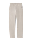 Slim Fit 100% Cotton Solid Casual Trousers