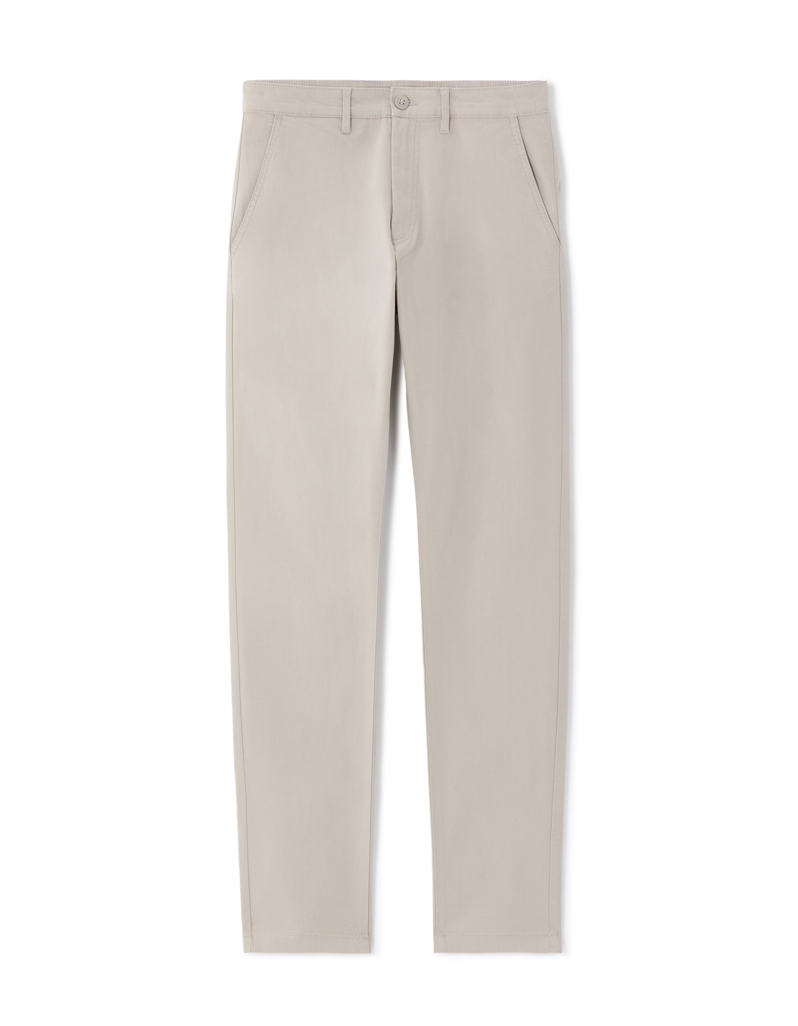 Slim Fit 100% Cotton Solid Casual Trousers
