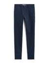 Celio* Cotton-Blend Slim Fit Blue Trouser