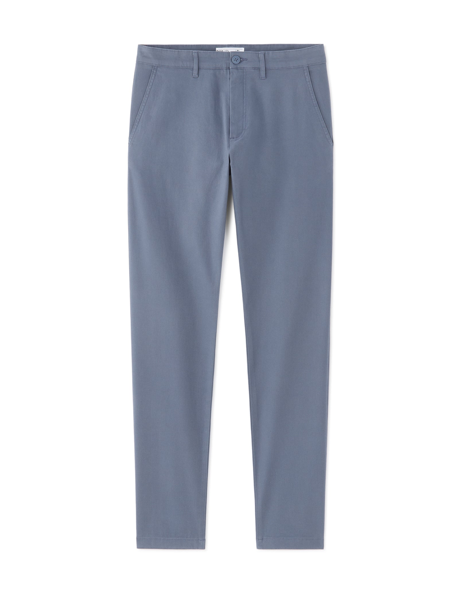 Slim Fit 100% Cotton Solid Formal Trouser - Grey