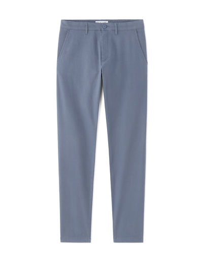 Slim Fit 100% Cotton Solid Formal Trouser - Grey