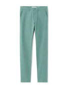 Celio Solid Slim Fit Cotton Green Trousers