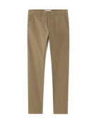 Slim Fit 100% Cotton Casual Trouser - Khaki