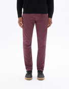 Slim Fit 100% Cotton Solid Casual Trousers