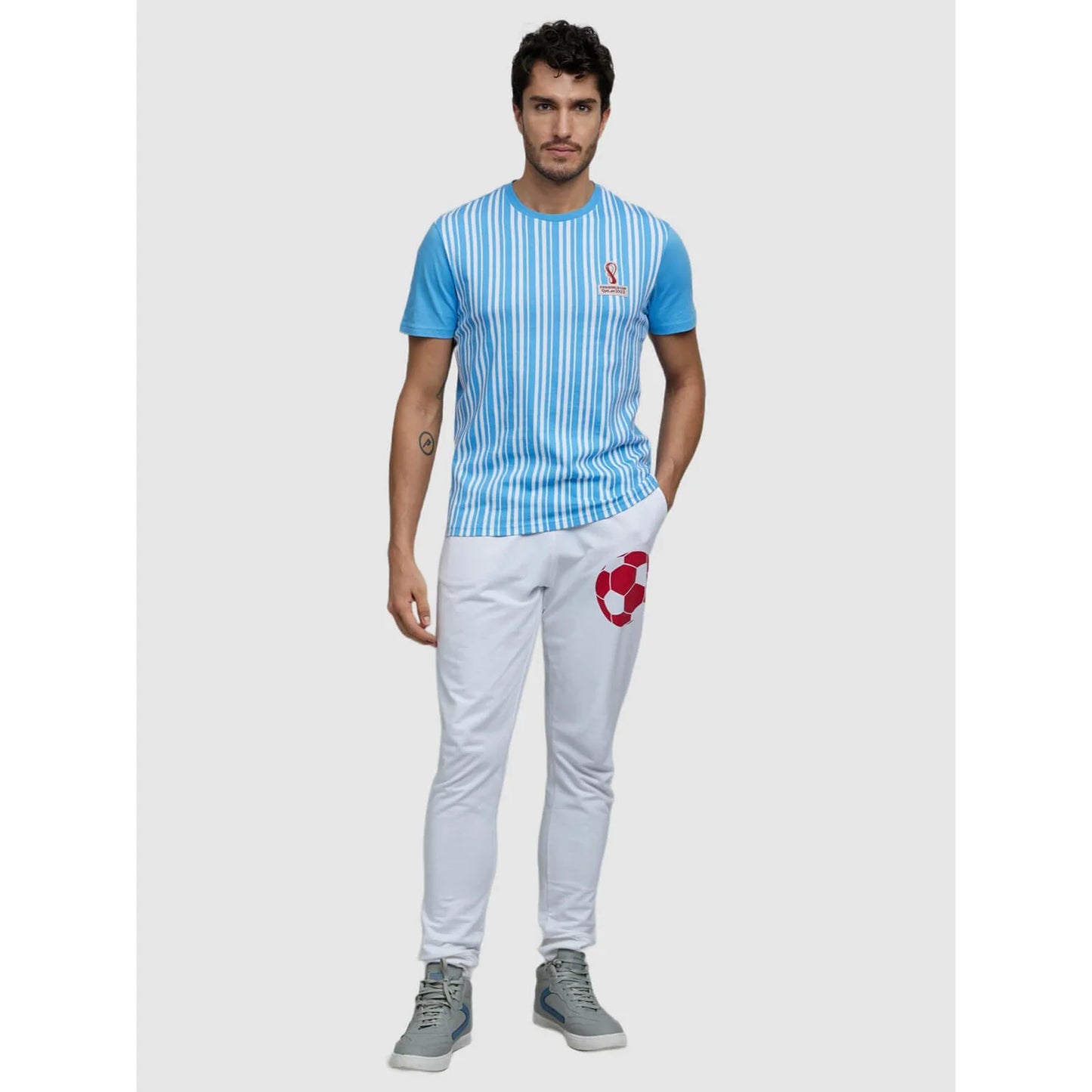 FIFA - Blue Printed Cotton T-shirt