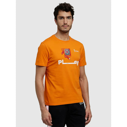 FIFA - Orange Printed Cotton T-shirt