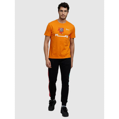 FIFA - Orange Printed Cotton T-shirt