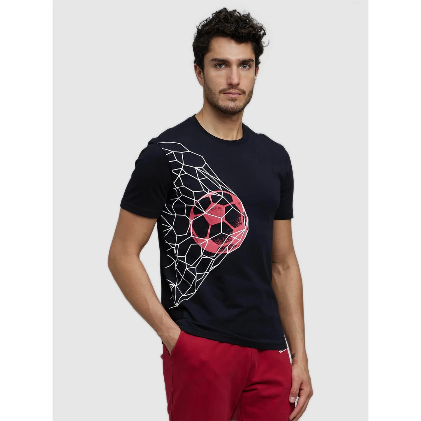 FIFA - Black Printed Cotton T-shirt