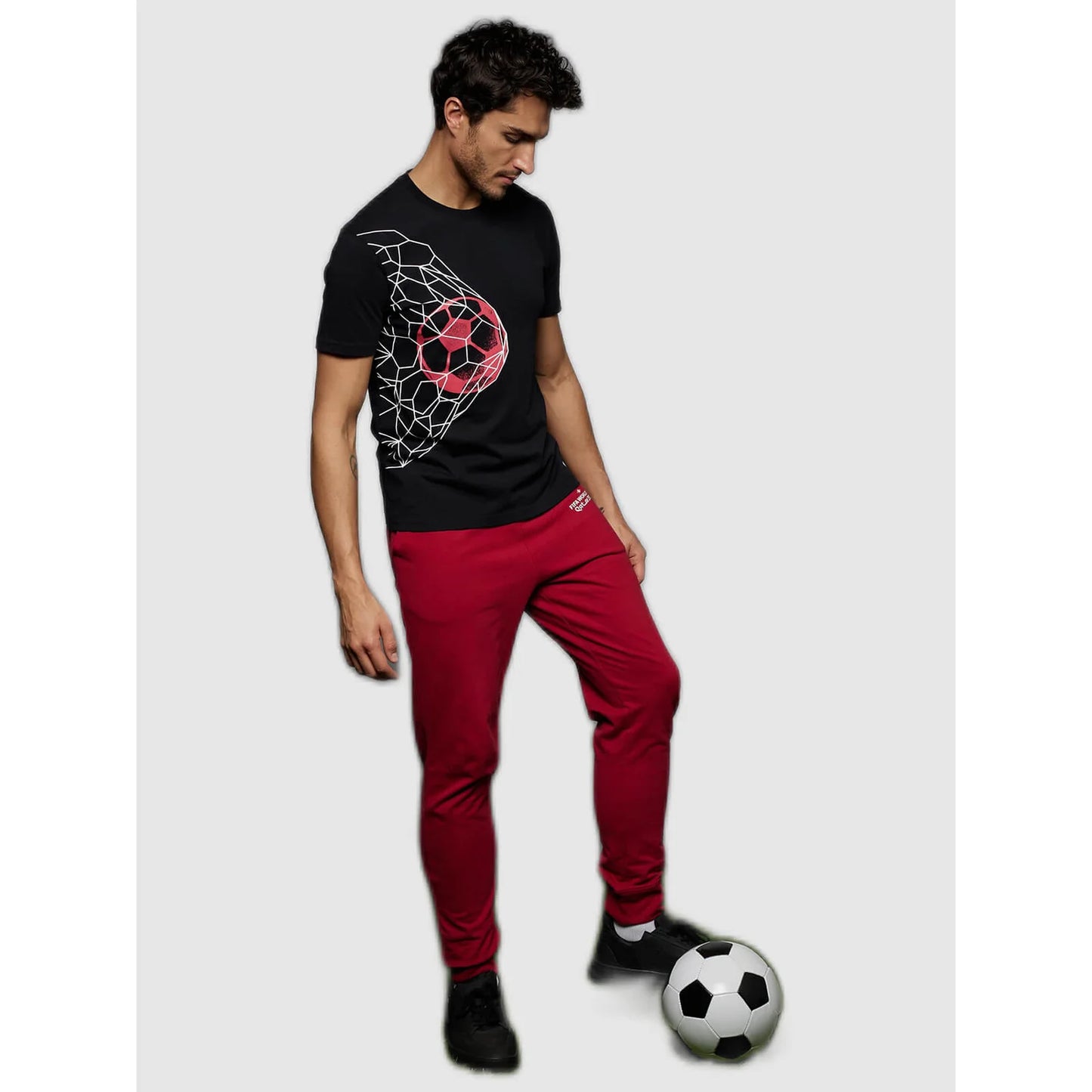 FIFA - Black Printed Cotton T-shirt