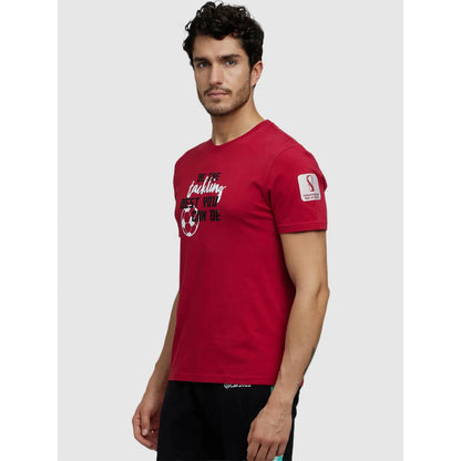 FIFA - Red Printed Cotton T-shirt