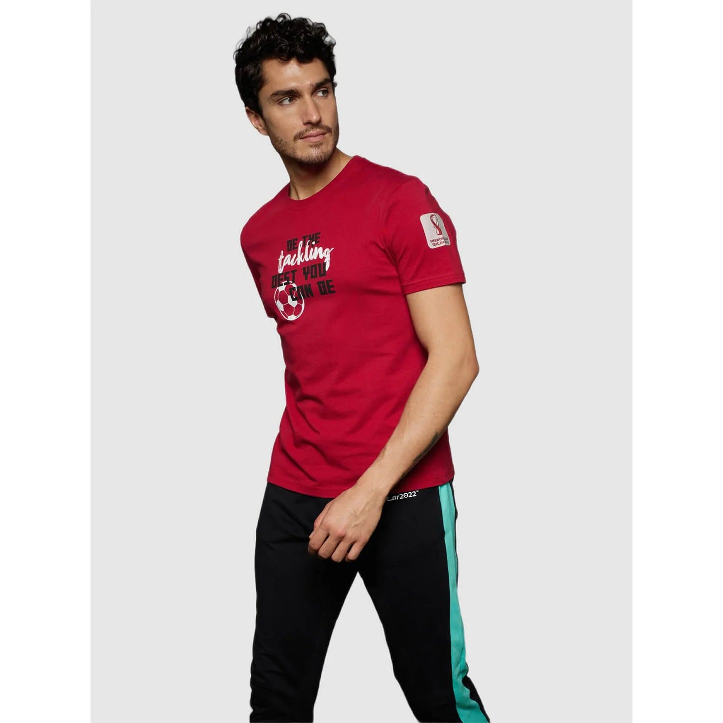 FIFA - Red Printed Cotton T-shirt