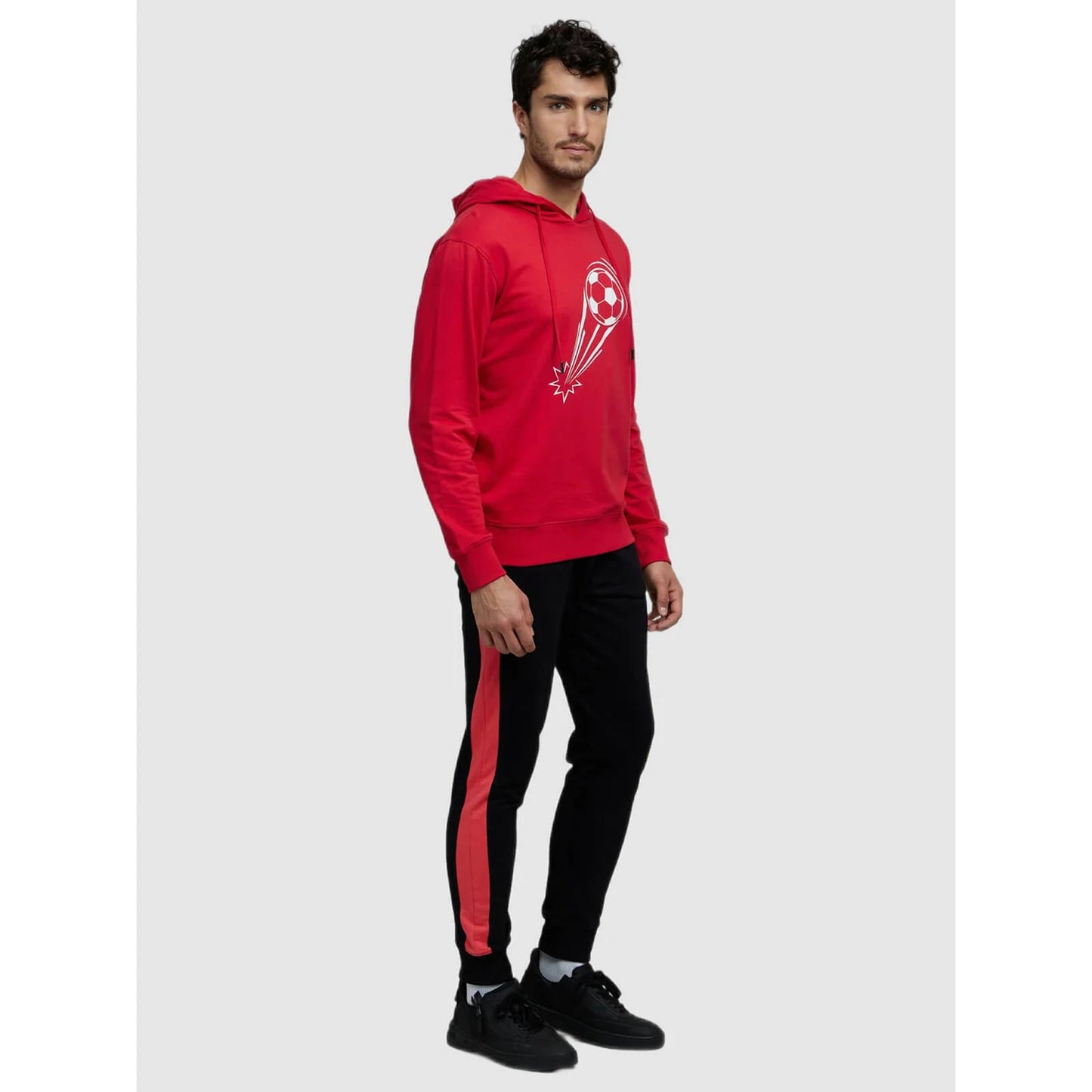 FIFA - Red Printed Cotton Sweatshirt