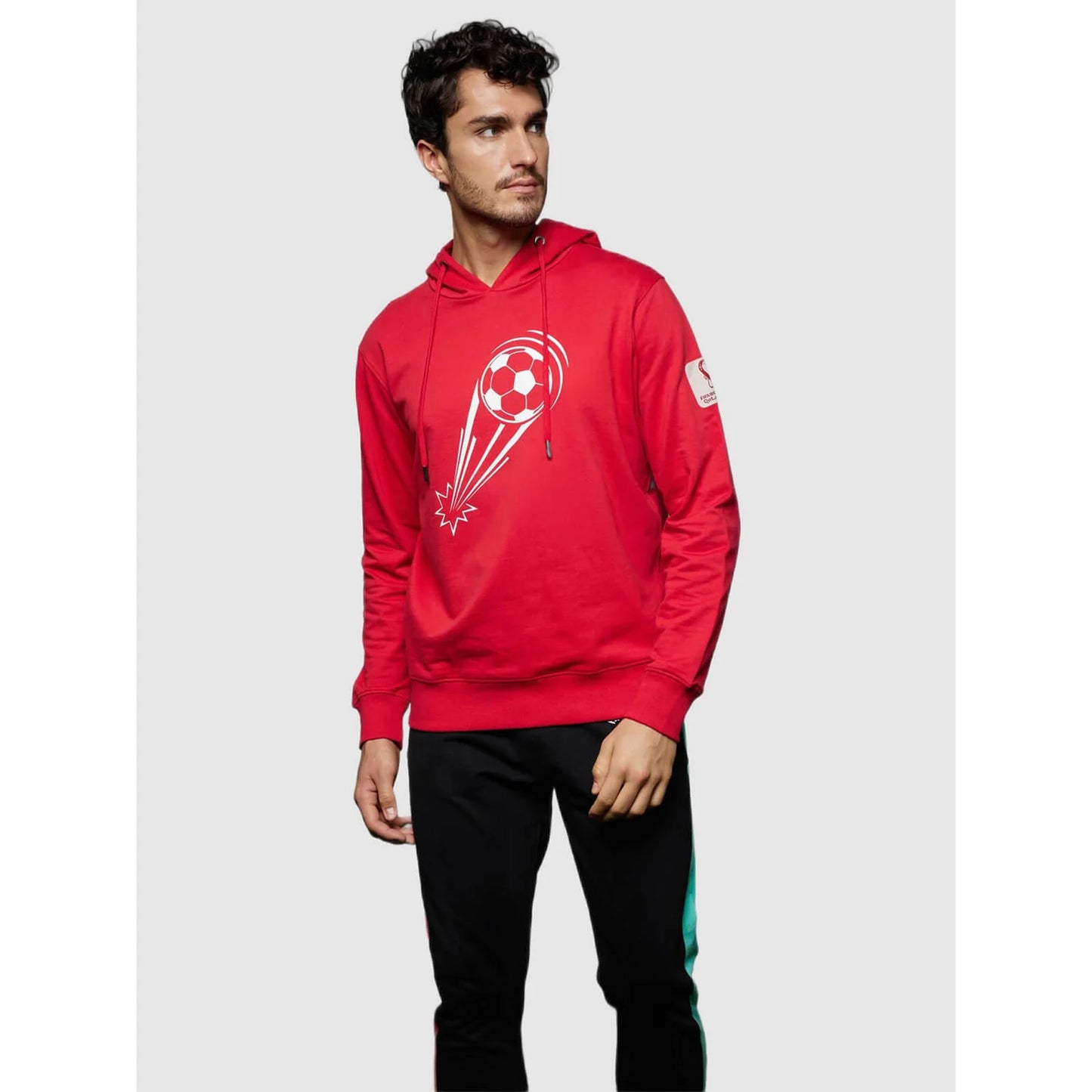 FIFA - Red Printed Cotton Sweatshirt