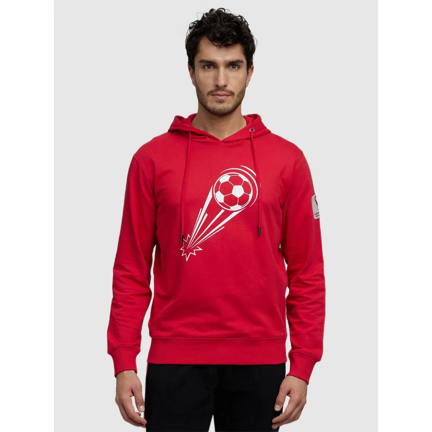 FIFA - Red Printed Cotton Sweatshirt