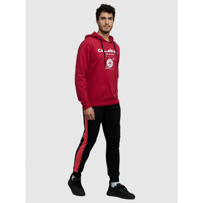 FIFA - Burgundy Printed Cotton Sweatshirt