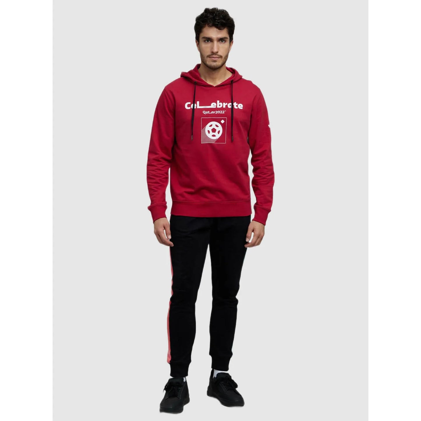 FIFA - Burgundy Printed Cotton Sweatshirt