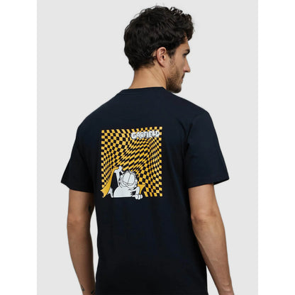 Garfield - Black Printed Cotton T-Shirt