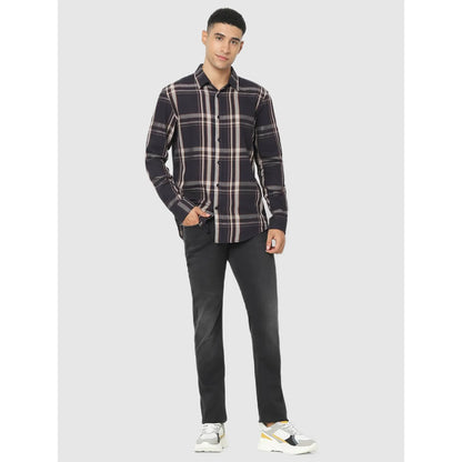 Black Checks Cotton Shirt