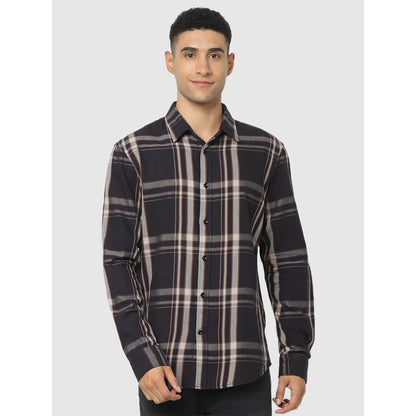 Black Checks Cotton Shirt