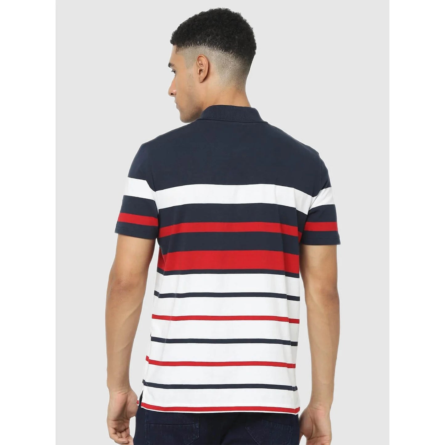 Multi Striped Cotton Polo