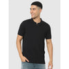 Celio* Solid Regular Fit Cotton Black T-Shirt