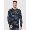 Celio* Camouflage Regular Fit Cotton Multi Sweater