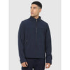 Celio* Solid Regular Fit Polyester-Blend Navy Blue Jacket