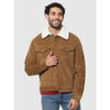 Celio* Solid Regular Fit Cotton Brown Jacket