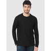 Celio* Solid Regular Fit Cotton Black T-Shirt