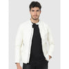 Celio* Solid Regular Fit Nylon White Jacket