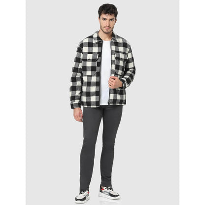 Multi Checks Polyester Jacket