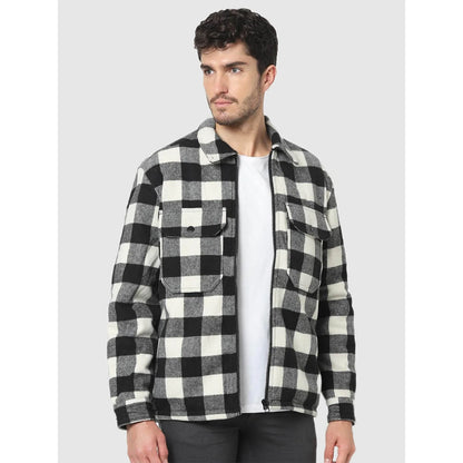 Multi Checks Polyester Jacket