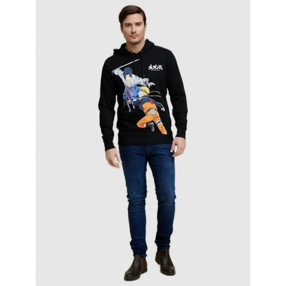 Naruto - Black Cotton Printed Sweatshirt