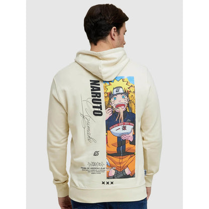 Naruto - Beige Cotton Printed Sweatshirt