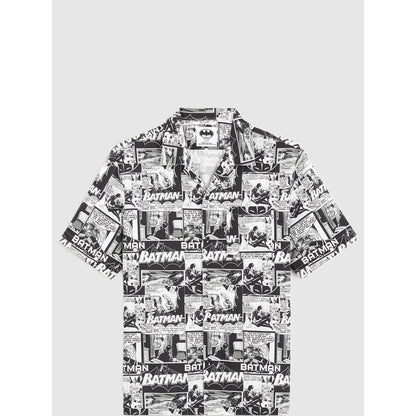 Batman - White Cotton Printed Shirt