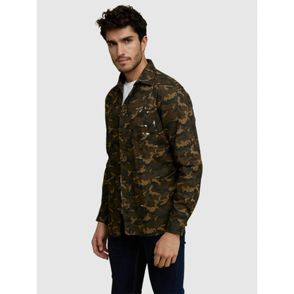 Green Camouflage Cotton Shirt