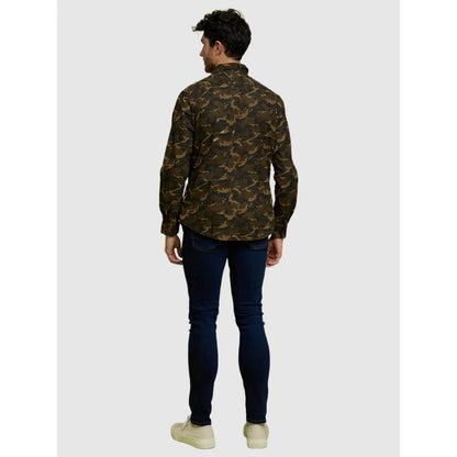 Green Camouflage Cotton Shirt