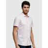 Celio* Solid Slim Fit Poly-Cotton Pink Shirt