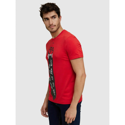 Money Heist Korea - Red Cotton Printed T-shirt