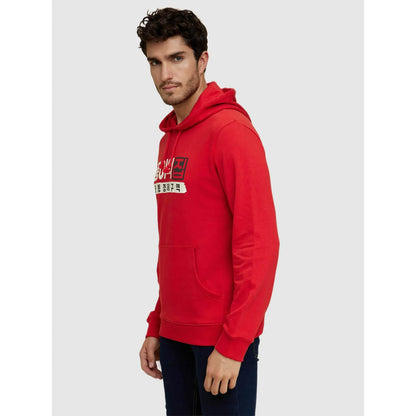 Money Heist Korea - Red Cotton Printed Sweatshirt