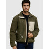 Celio* Colourblock Regular Fit Polyester Olive Jacket