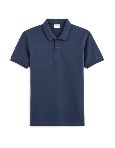 Celio Solid Regular Fit Cotton Navy Tshirts