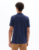 Celio Solid Regular Fit Cotton Navy Tshirts