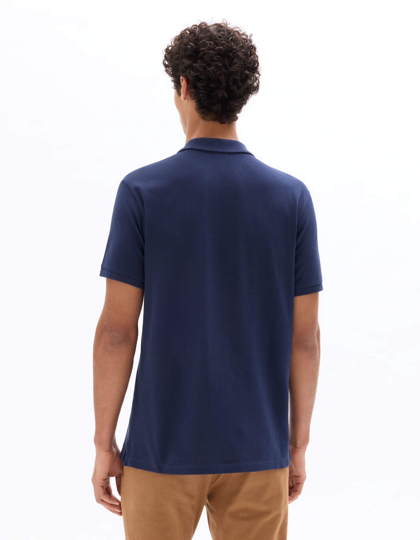 Celio Solid Regular Fit Cotton Navy Tshirts