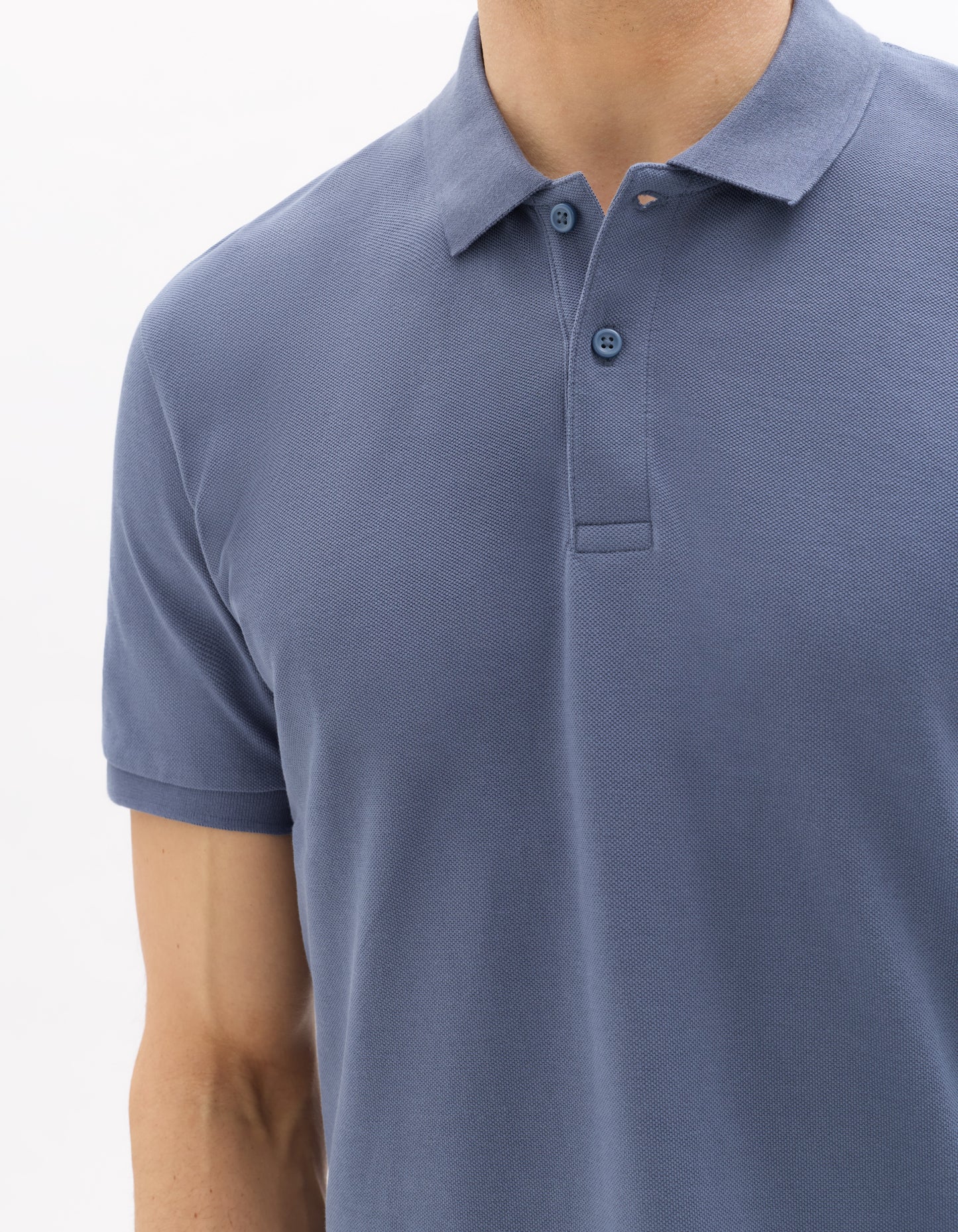 Celio* Solid Cotton Regular Fit Blue Men T-Shirts