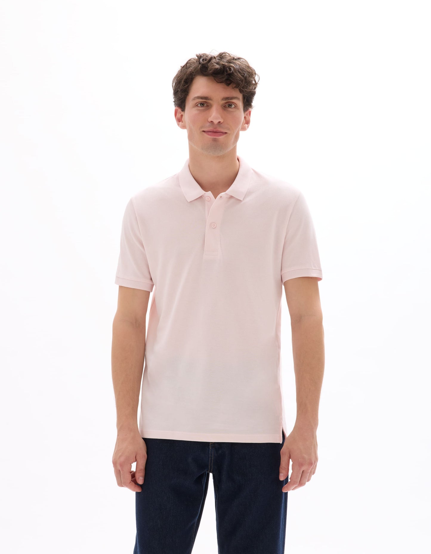 Celio Solid Regular Fit Cotton Pink Tshirts