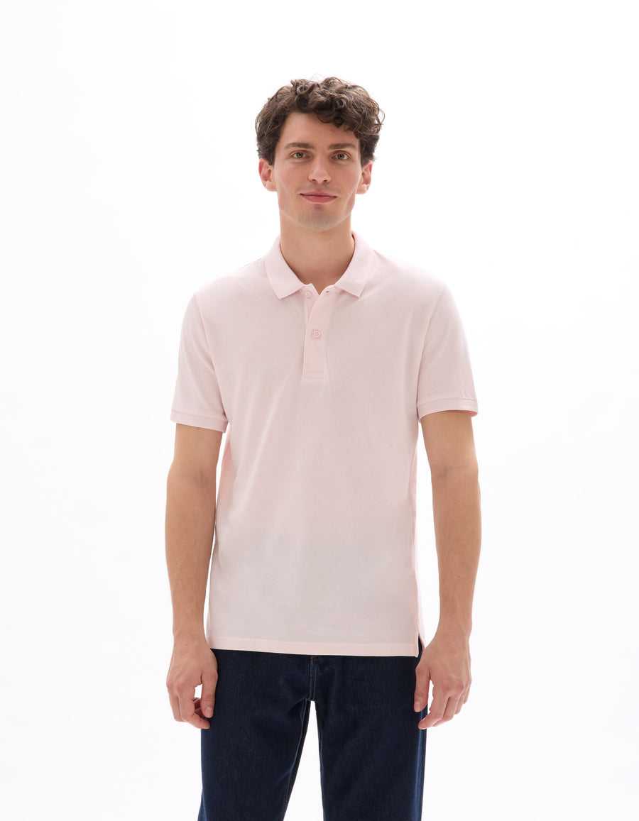 Celio Solid Regular Fit Cotton Pink Tshirts