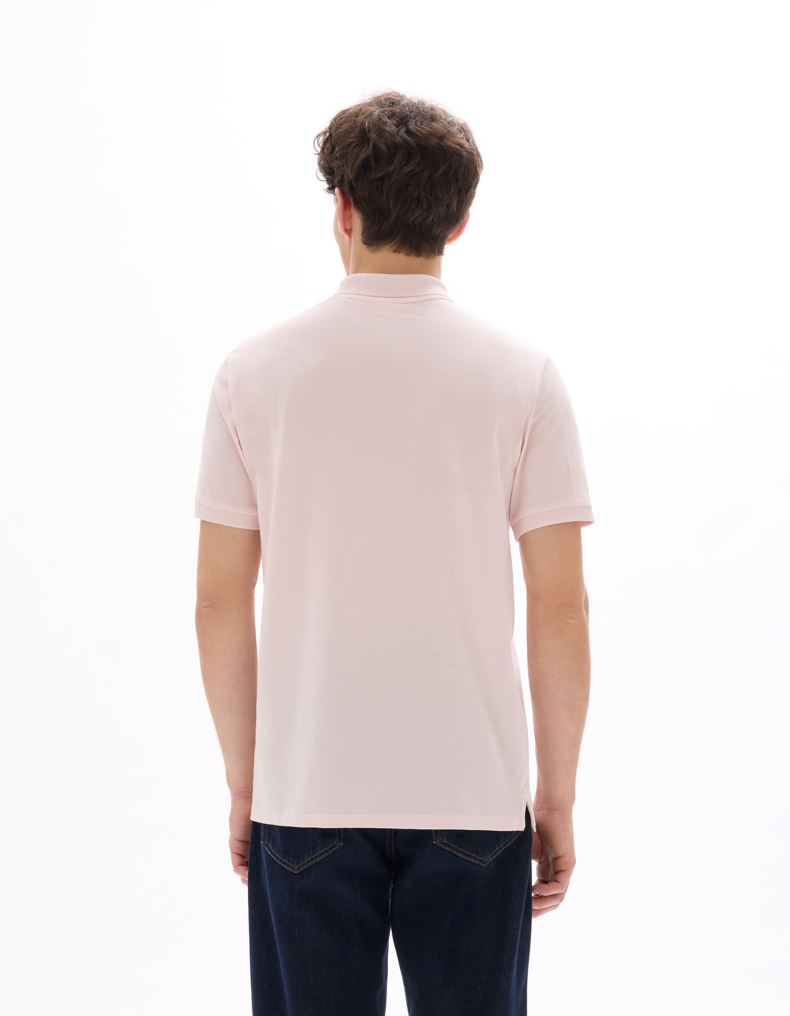 Celio Solid Regular Fit Cotton Pink Tshirts