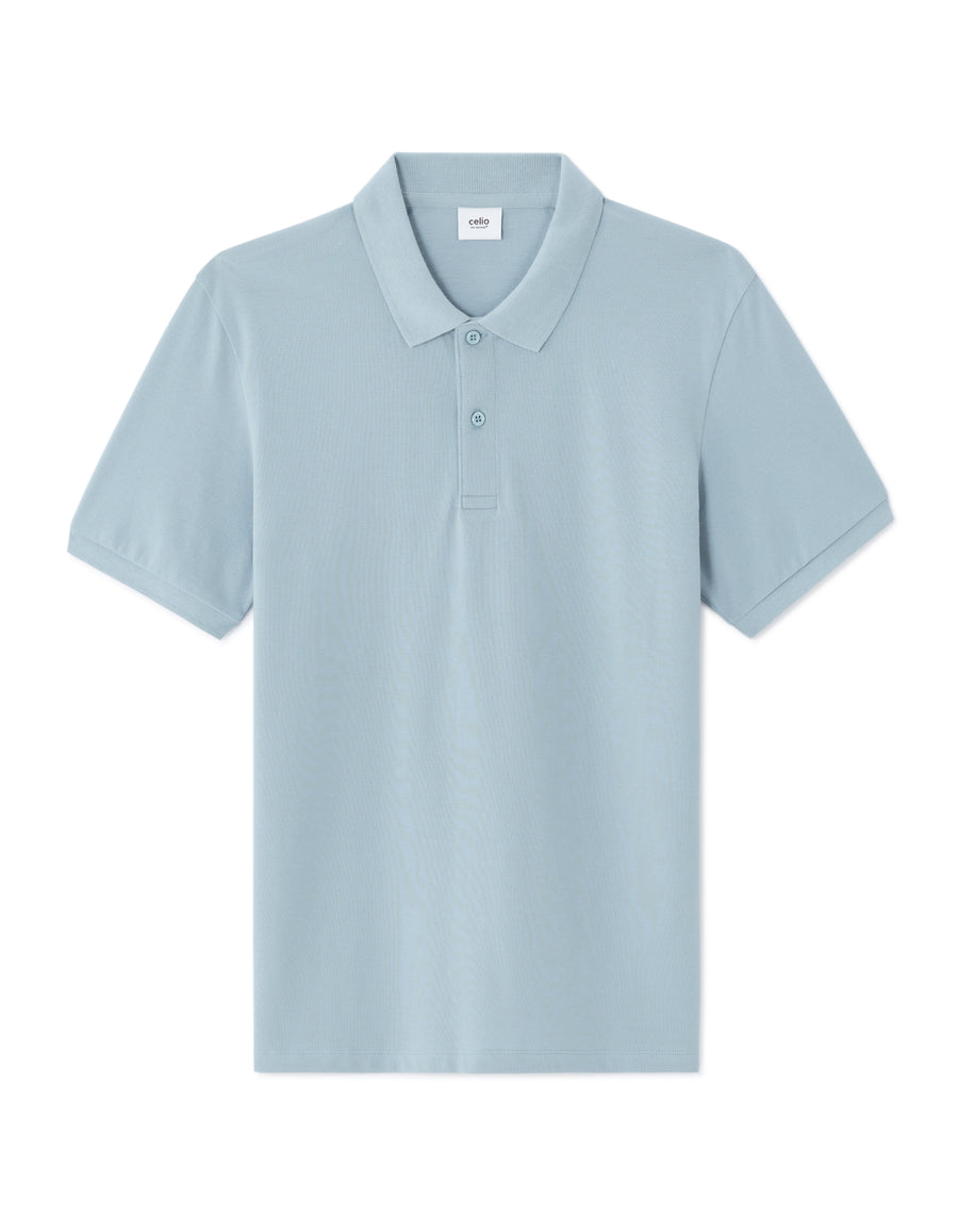 Celio Mens Blue Solid Regular Fit Cotton T-Shirts