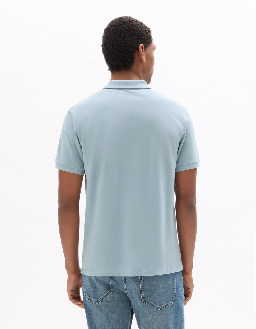 Celio Mens Blue Solid Regular Fit Cotton T-Shirts